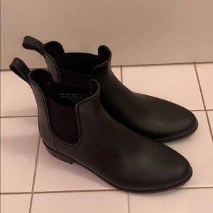 Black Chelsea Rain Boots